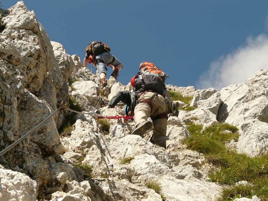 Klettersteig-Tour: Besondere Herausforderung für Sportler